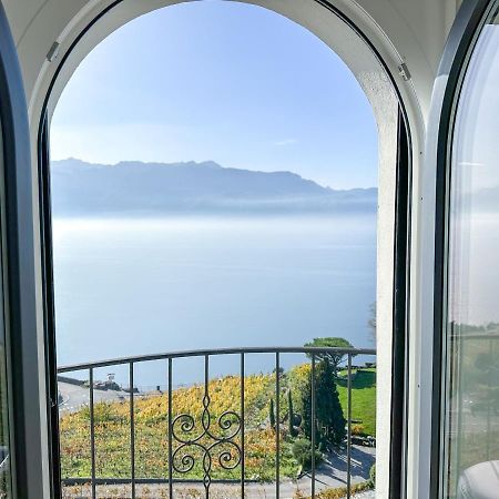 Room With 360° View Overlooking Lake Geneva And Alps Puidoux Bagian luar foto